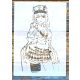 Anime sablon , A4 21x30cm-es műanyag festő stencil