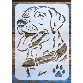  Vizsla kutya fej A4 21x30cm  stencil sablon