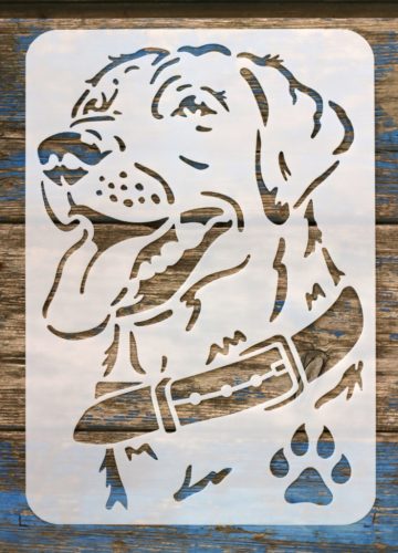  Vizsla kutya fej A4 21x30cm  stencil sablon
