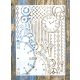  Steampunk fogaskerék  óra műanyag sablon   A4 21x30cm festő  stencil