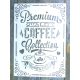 Premium Coffee feliratú  műanyag sablon   A4 21x30cm festő stencil