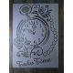 Óra, idő témájú vintage A4 méretű  műanyag sablon 21x30cm  DIY stencil
