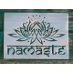 Namaste  feliratú keleti A4 méretű műanyag rétegző  sablon 21x30cm  DIY stencil