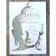 Keleti mintájú Budha fej A4 műanyag rétegző  sablon 21x30cm-es  DIY festő stencil