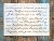 kézírás mintás A4 méretű műanyag sablon 21x30cm  DIY stencil