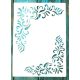  A4 méretű barokk sarok mintás műanyag sablon 21x30cm DIY festő stencil falra bútorra