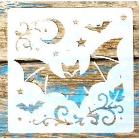 halloween mintás  festő sablon műanyag DIY stencil 