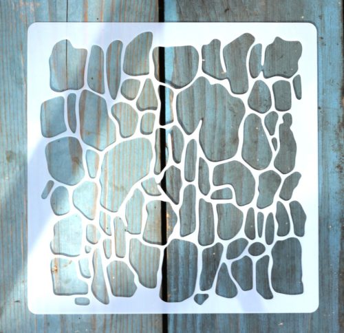 textúra mintás  festő sablon műanyag DIY stencil 
