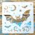 halloween mintás  festő sablon műanyag DIY stencil 