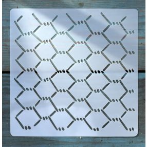 textúra 15x15-cm rétegző festő sablon  stencil 13