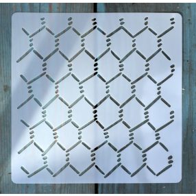 textúra 15x15-cm festő sablon  stencil 13