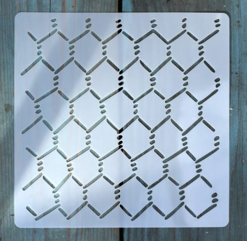 textúra 15x15-cm festő sablon  stencil 13