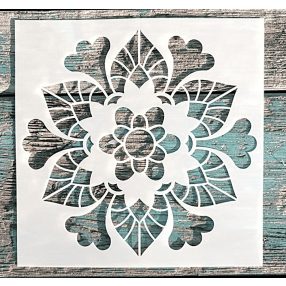 15x15-cm mandala festő DIY  sablon stencil