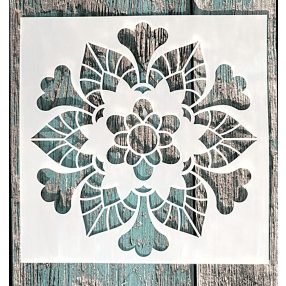 15x15-cm mandala festő DIY  sablon stencil