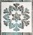 15x15-cm mandala festő DIY  sablon stencil