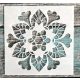 15x15-cm mandala festő DIY  sablon stencil