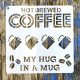 Coffee mintàs 15x15-cm festő sablon stencil csempére 
