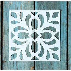 csempe mintàs 15x15 cm-es festő stencil sablon 