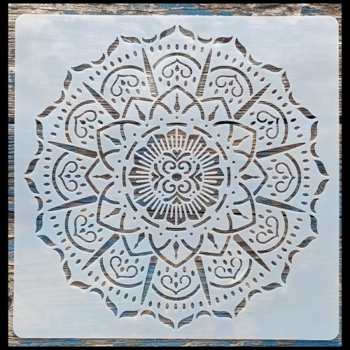 Mandala mintàs 15x15-cm- es rétegző festő sablon 