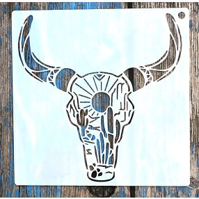 Indián mintàs 4 ,15x15-cm- es rétegző festő sablon 