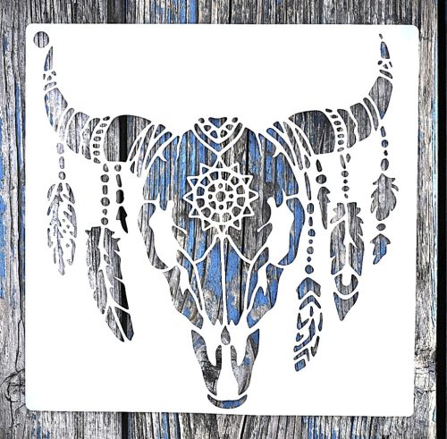 Indián mintàs 7, 15x15-cm- es festő sablon 