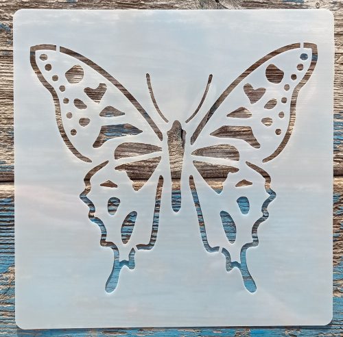 Fecskefarkú pillangós15x15-cm- es rétegző festő sablon 