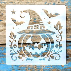  halloween  mintàs 15x15-cm festő sablon műanyag DIY  stencil
