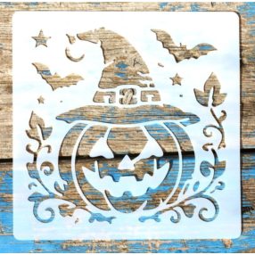   halloween  mintàs 15x15-cm festő sablon műanyag DIY  stencil