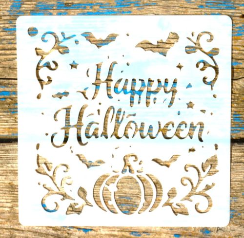 csempe mintàs 15x15-cm festő sablon műanyag DIY  stencil