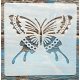 Fecskefarkú pillangós 15x15-cm- es rétegző festő sablon 