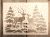 Karácsonyi  13x18 cm- es rétegző festő sablon DIY stencil