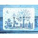 Karácsonyi  13x18 cm- es rétegző festő sablon DIY stencil