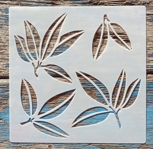 15x15cm es 4 leveles rétegző festő sablon 