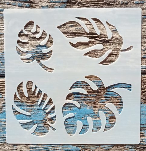 15x15cm es 4 leveles  rétegző festő sablon 