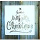 Karácsonyi mintàs 15x15-cm festő sablon műanyag DIY  stencil