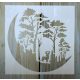 Karácsonyi mintàs 15x15-cm festő sablon műanyag DIY  stencil