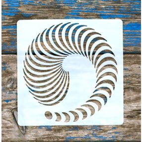 3D mintás,15x15cm-es sablon,  műanyag festő stencil