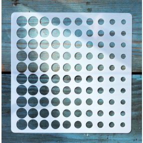 Geometria mintás ,15x15 cm-es sablon 