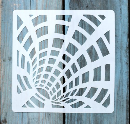 Geometria mintás ,15x15 cm-es sablon 