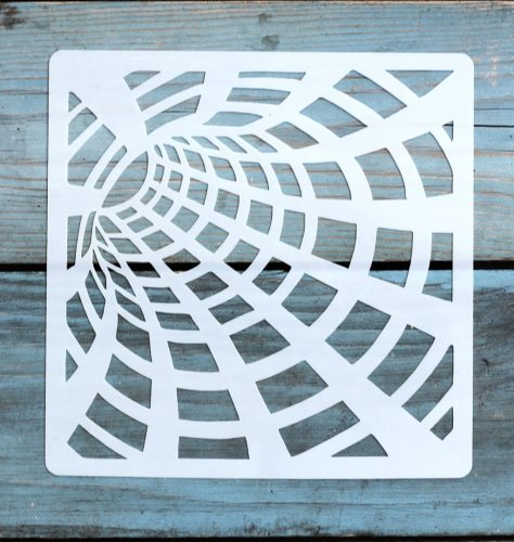 Geometria mintás ,15x15 cm-es sablon 