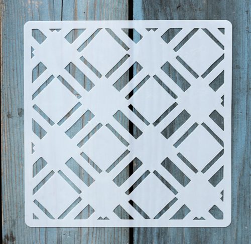 Geometria mintás ,15x15 cm-es sablon 