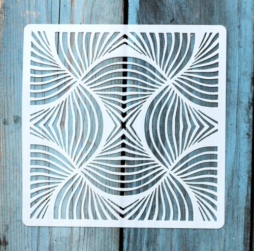 Geometria mintás ,15x15 cm-es sablon 