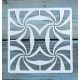 Geometria mintás ,15x15 cm-es sablon 