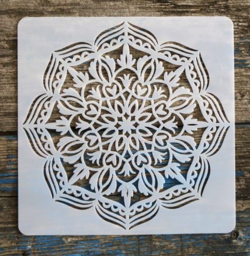 Mandala ,15x15cm es sablon 