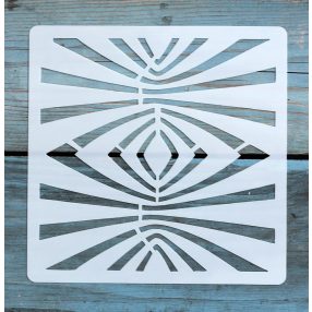 Geometria mintás ,15x15 cm-es sablon 