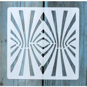 Geometria mintás ,15x15 cm-es sablon 