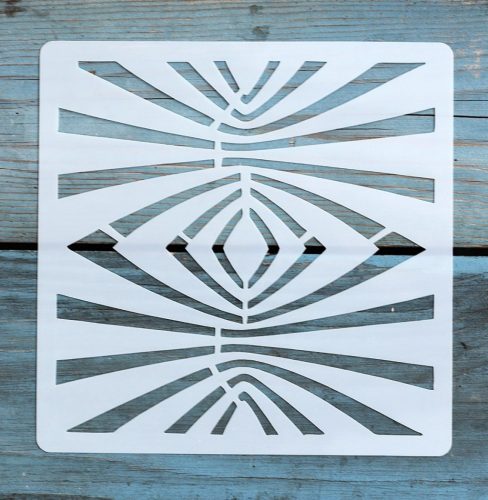 Geometria mintás ,15x15 cm-es sablon 