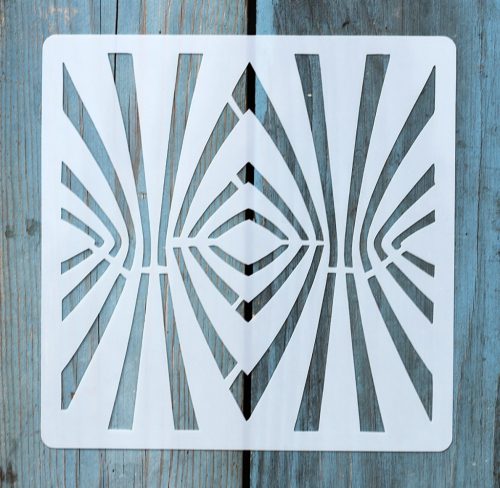 Geometria mintás ,15x15 cm-es sablon 