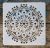 Mandala,15x15cm -es műanyag sablon DIY stencil