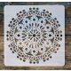 Mandala,15x15cm -es műanyag sablon DIY stencil